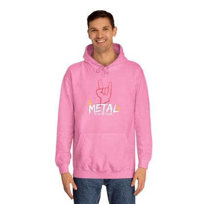 "Metal" Music Unisex College Hoodie
