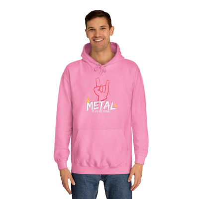 "Metal" Music Unisex College Hoodie