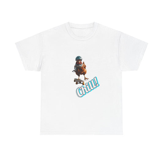 Chill Skateboarding Chicken Shirt