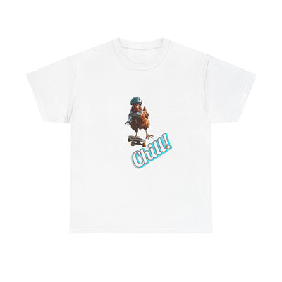Chill Skateboarding Chicken Shirt