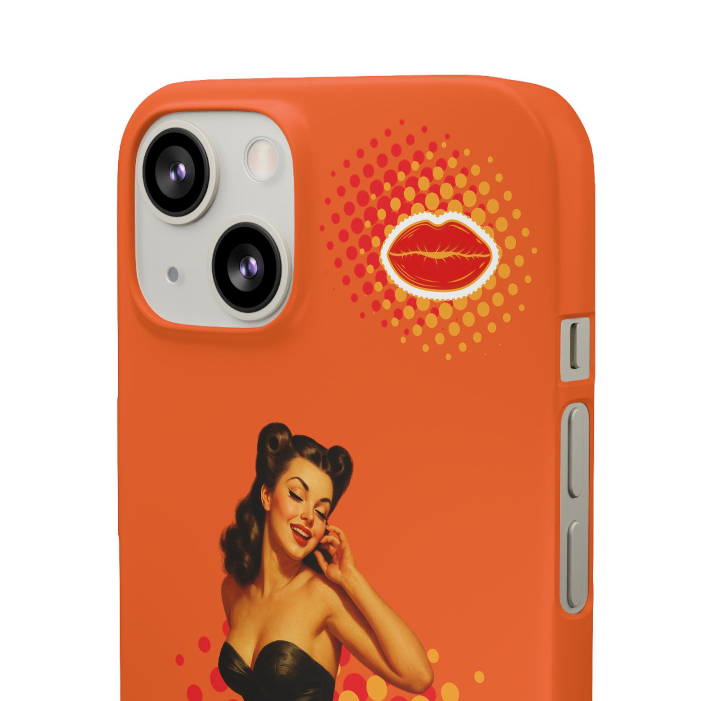 Retro Pin-Up - Handyhülle - Snap Case - Bold 'Wow' Design