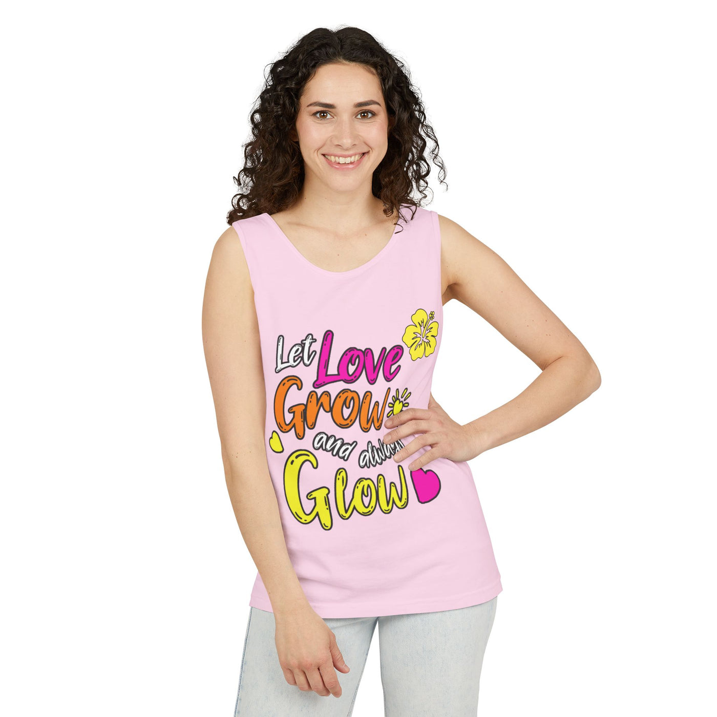Tank Let Love Grow ... , Motivational Workout Shirt