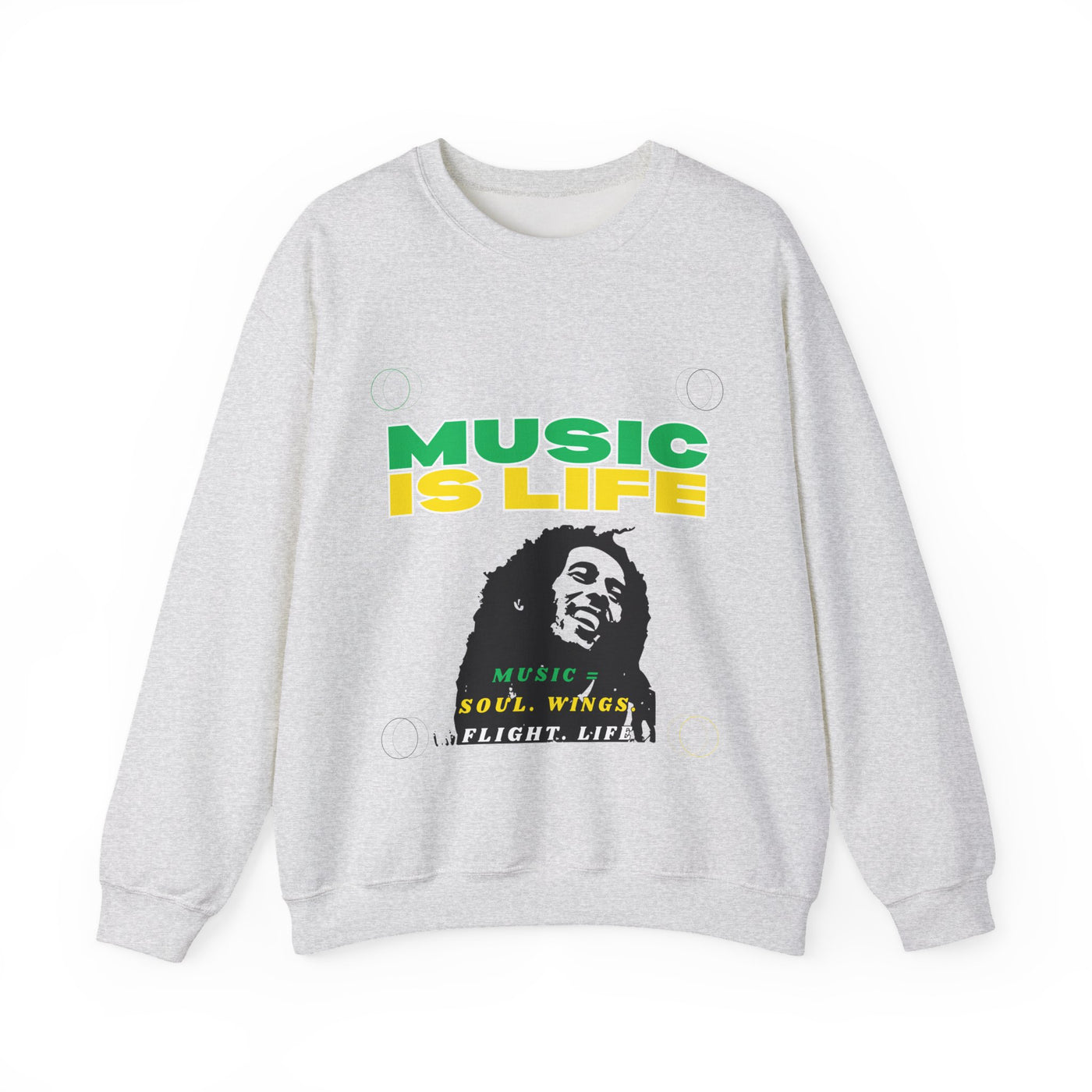 Music Is Life Bob Raggae Sweatshirt