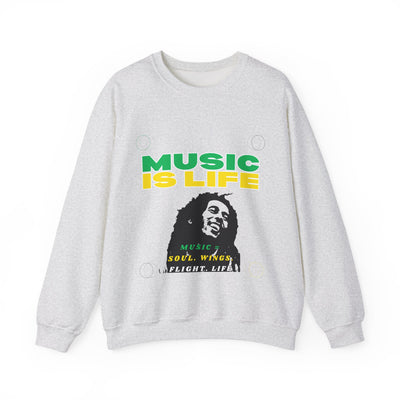 Music Is Life Bob Raggae Sweatshirt