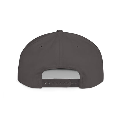 Oldschool Vibes Flat Bill Snapback Cap | Retro Style Hat for Casual Wear