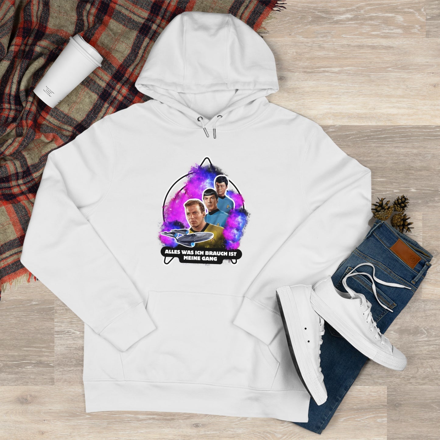 Hoodie Sweatshirt - Star Trek "All I need is my gang"