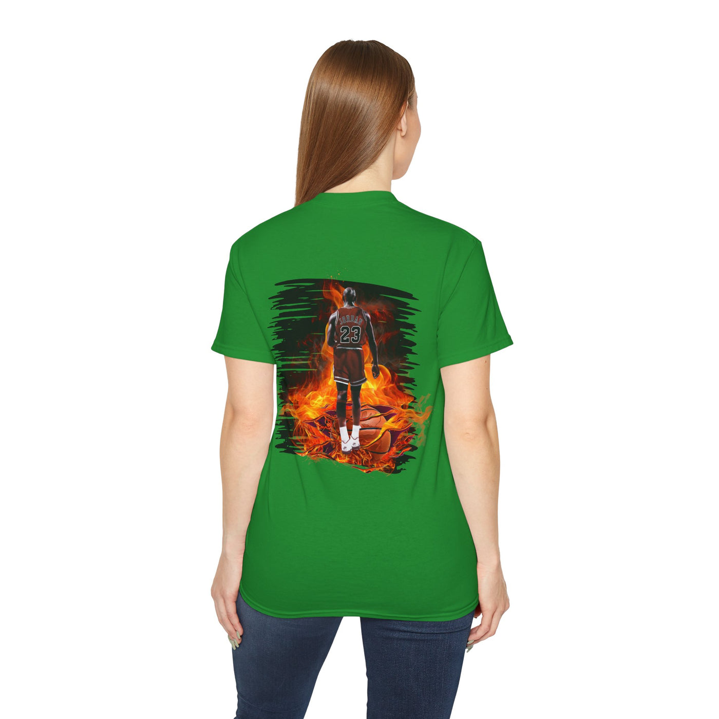 Basketball Jordan, Cool Sports Shirt, Unisex Cotton T-Shirt