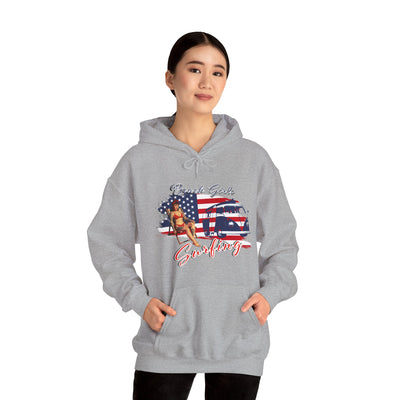 Beach Girls Surfing USA Hoodie