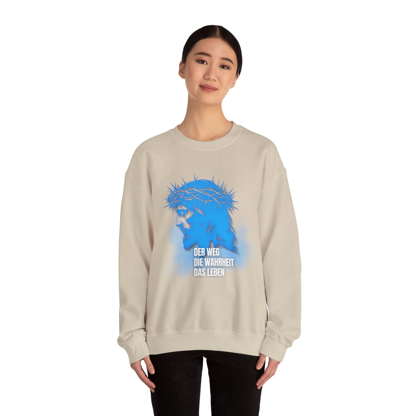 Sweatshirt Jesus "Der Weg - Die Wahrheit - Das Leben"