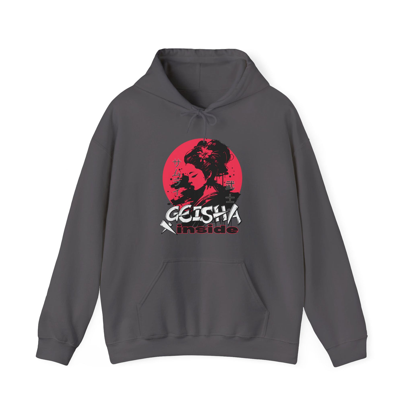 "Geisha Inside"Fleece Hoodie, Cozy