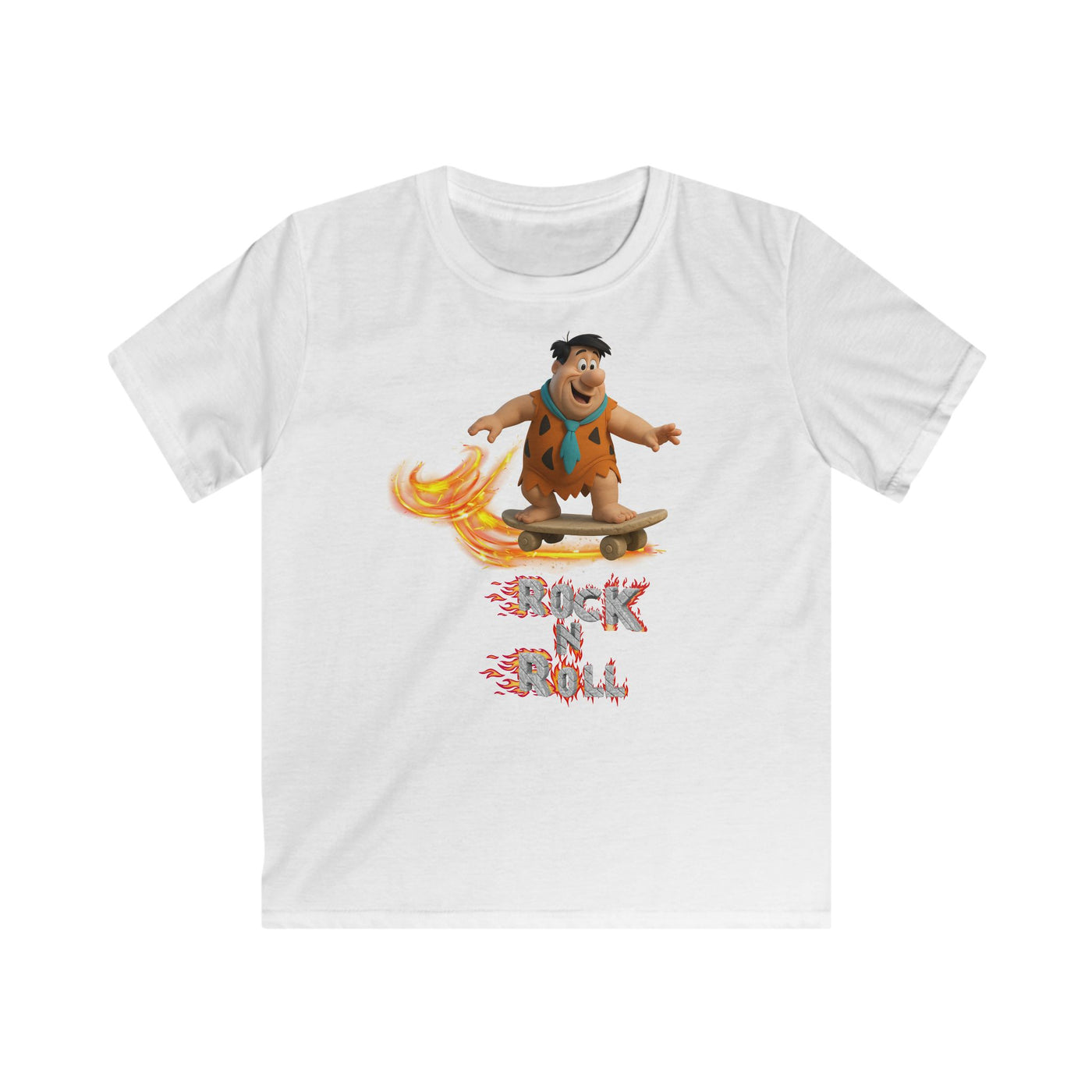 Teeny -  Flintstones  -  Rock n Roll Groovy Kids Tee, Fun Kid's Shirt,