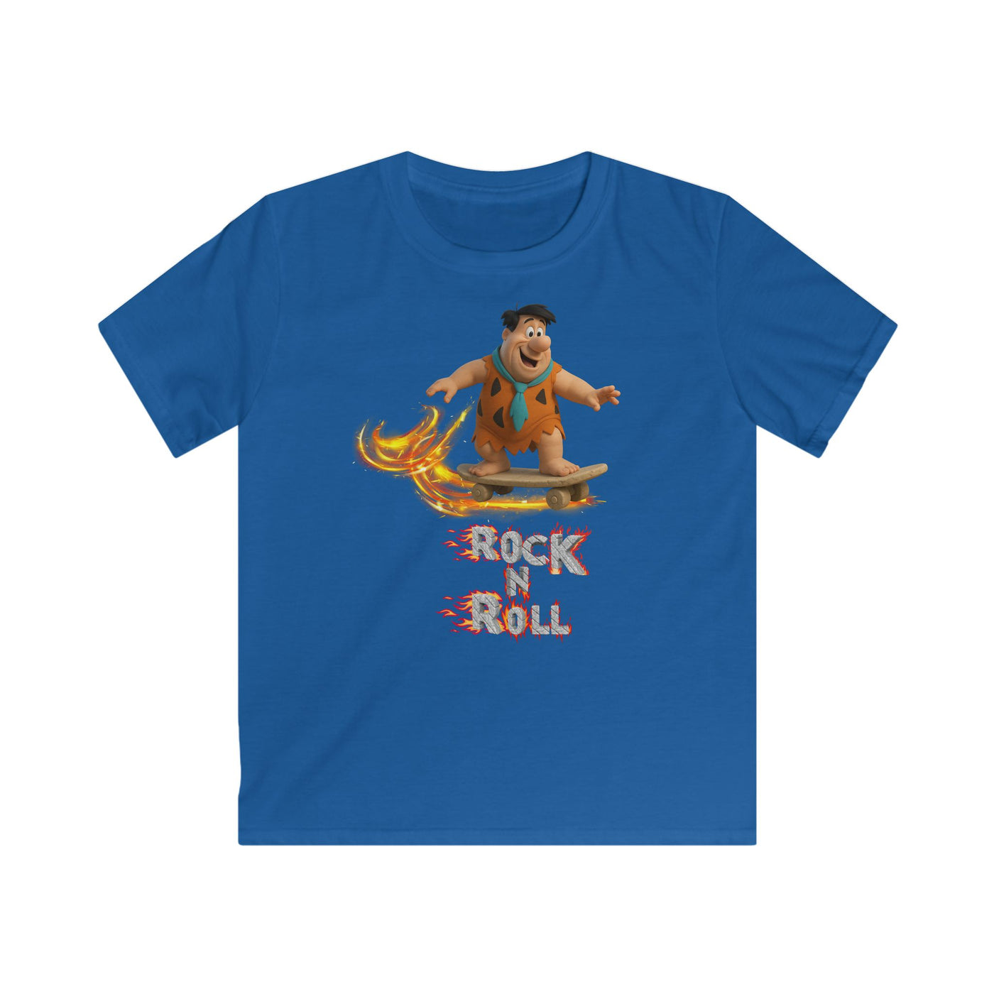 Teeny -  Flintstones  -  Rock n Roll Groovy Kids Tee, Fun Kid's Shirt,
