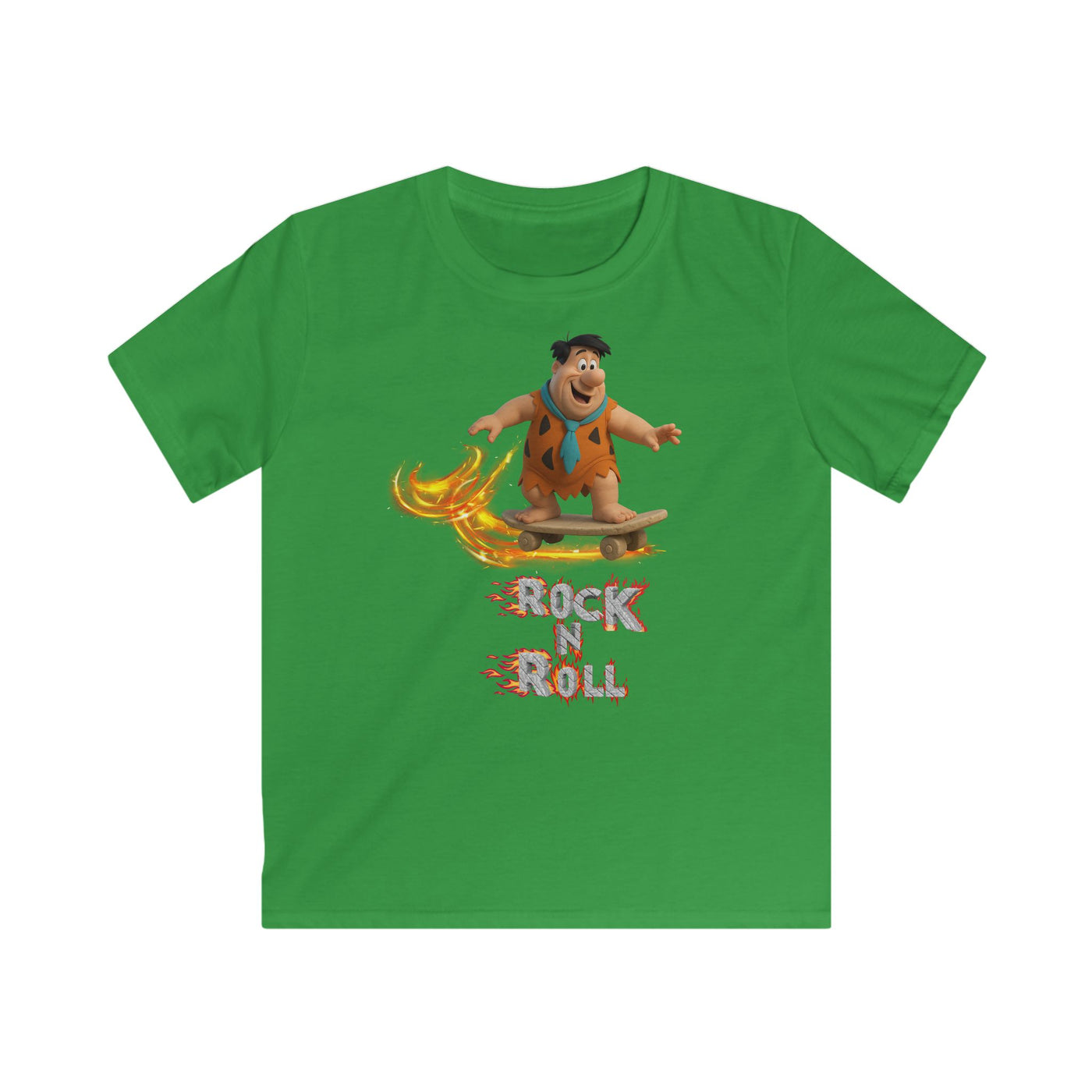 Teeny -  Flintstones  -  Rock n Roll Groovy Kids Tee, Fun Kid's Shirt,