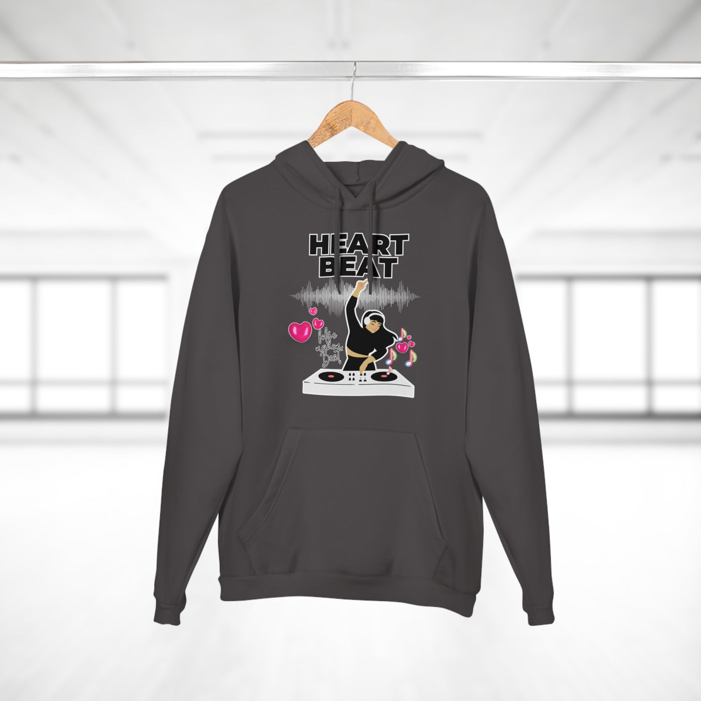 Heart Beat Pullover Hoodie