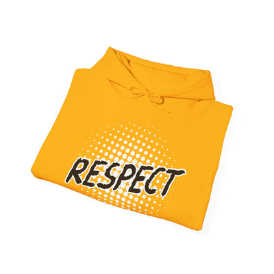 Respect Unisex Hooded Sweatshirt, Streetwear Hoodie