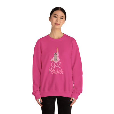 Girl Power Unisex Crewneck Sweatshirt,