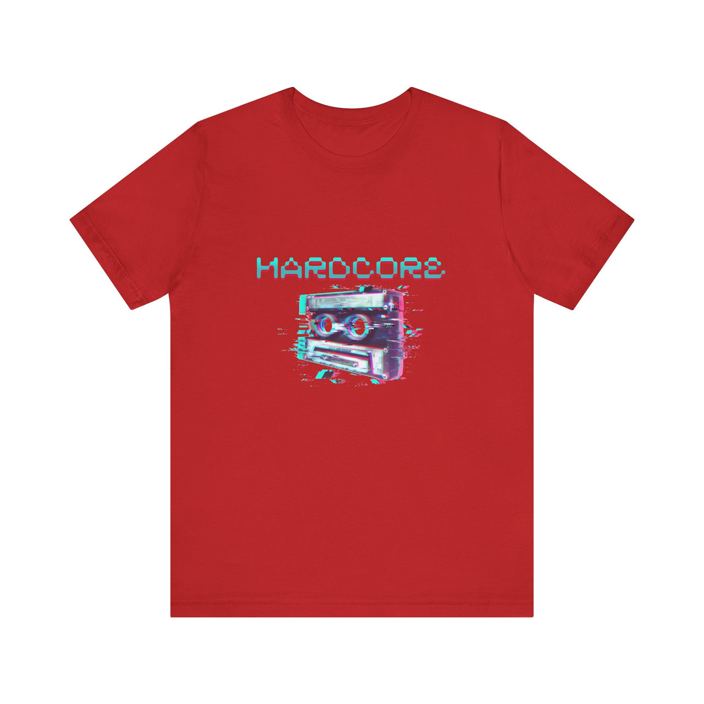 Techno - Hardcore Never Dies - Retro Graphic Tee, 90s Aesthetic Shirt unisex