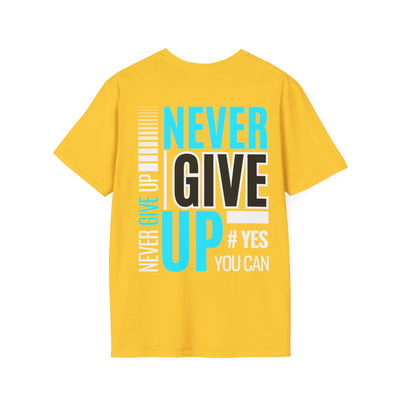 Unisex T-Shirt - Quit talking and start doing - Never give up...