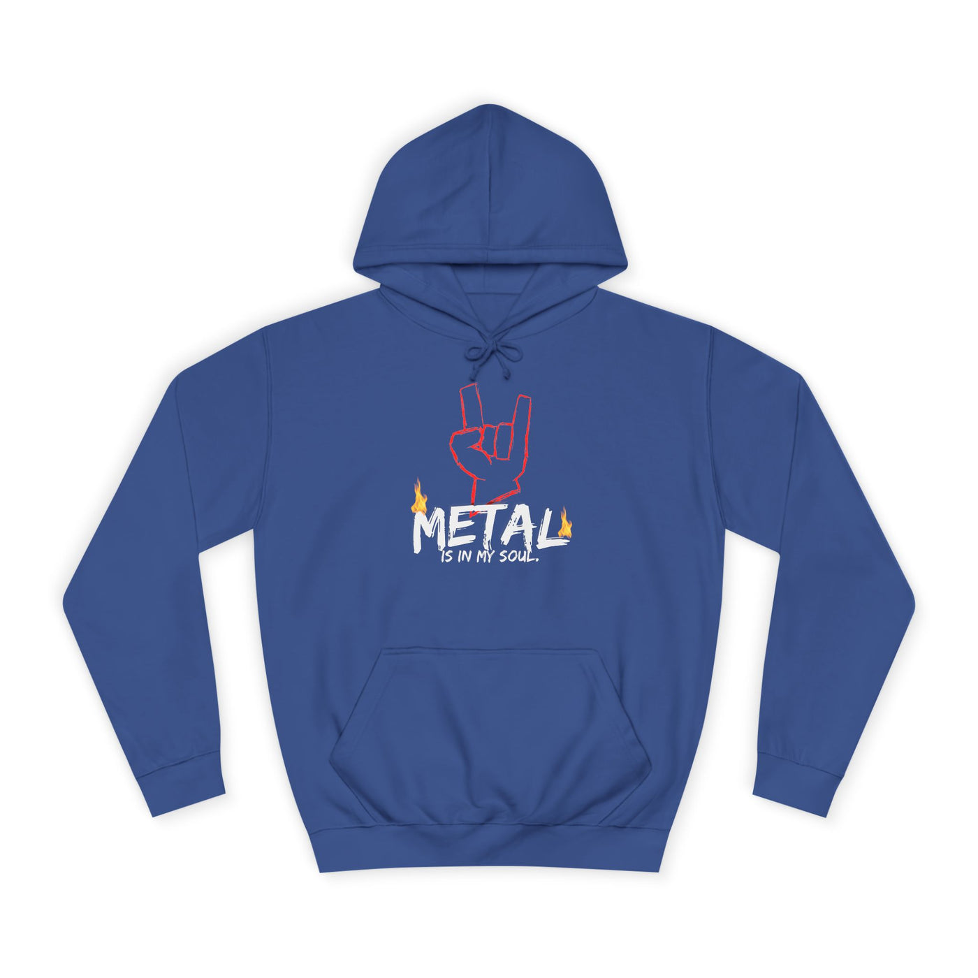 "Metal" Music Unisex College Hoodie