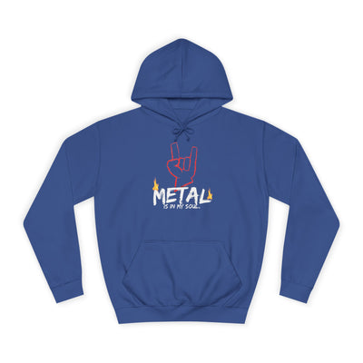 "Metal" Music Unisex College Hoodie