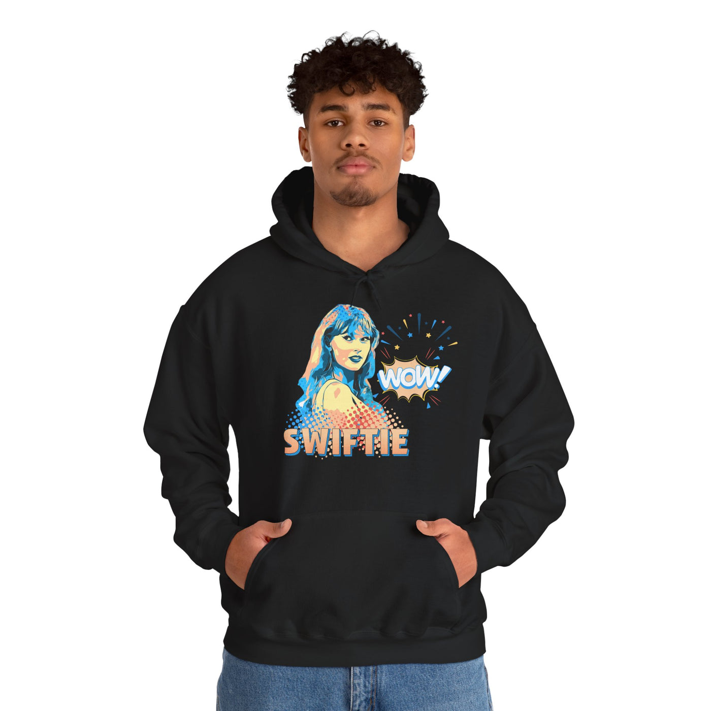 'SWIFTIE WOW' Unisex Heavy Blend™ Hooded Sweatshirt - Perfect Gift for Fans 