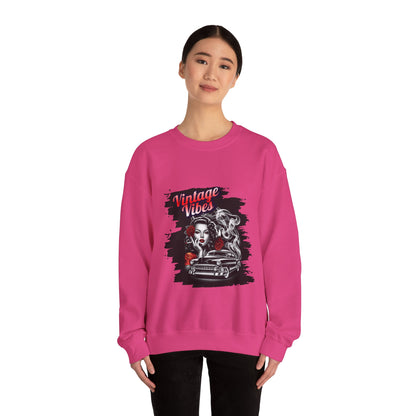 Vintage Vibes Unisex Sweatshirt, Retro