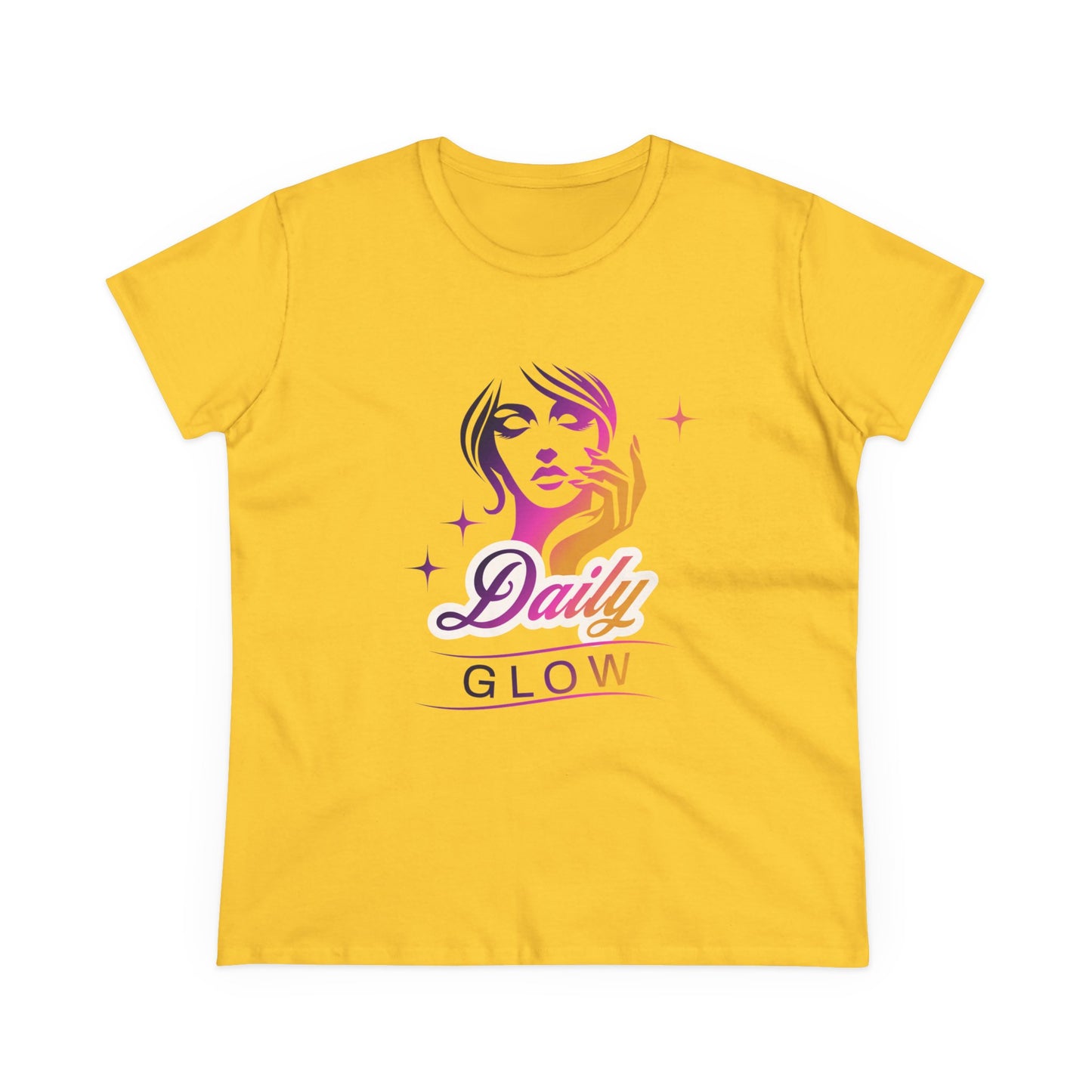 Women's Midweight Cotton Tee - Daily Glow