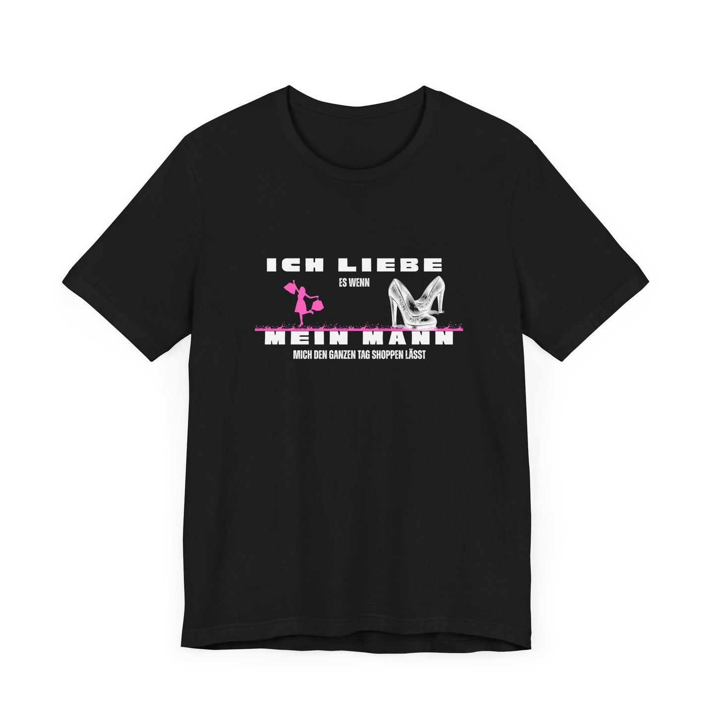 I Love My Husband "Shopping" Unisex Jersey Short Sleeve Tee