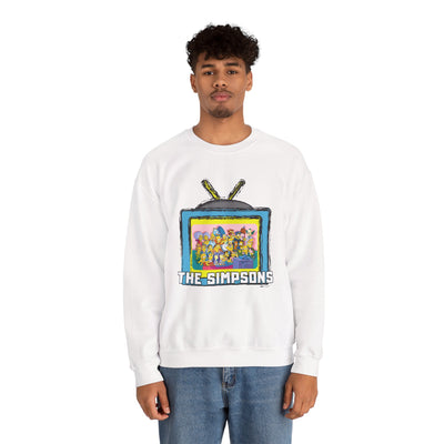 The Simpsons Unisex Heavy Cotton Sweatshirt