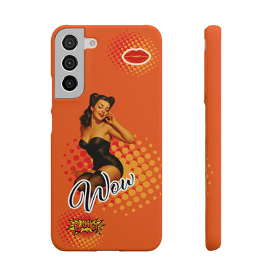 Retro Pin-Up - Handyhülle - Snap Case - Bold 'Wow' Design