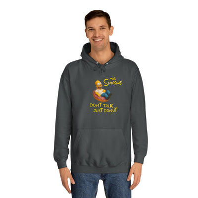 Funny Donut Lover Hoodie, Unisex College Hoodie, The Simpsons