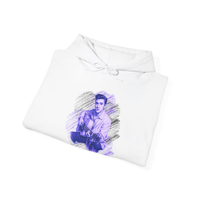 Elvis Presley Vintage-Inspired Unisex Hooded Sweatshirt