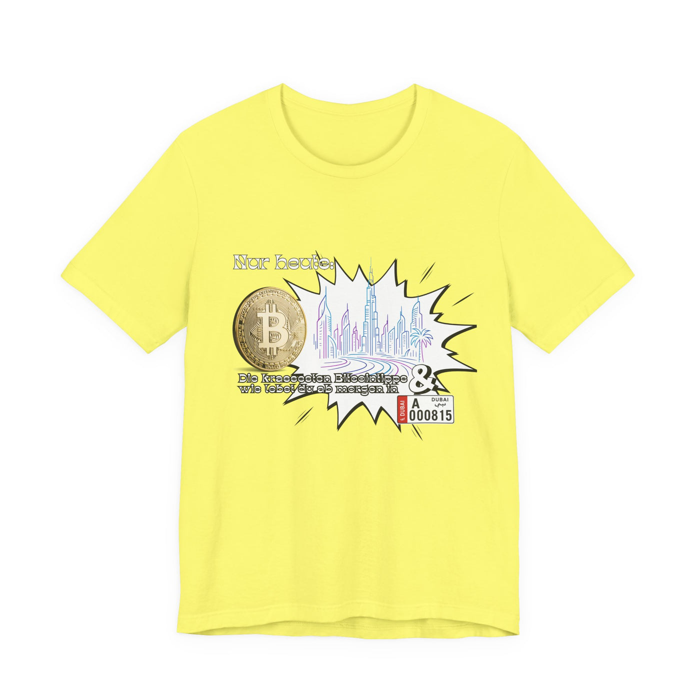Bitcoins Dubai - Rosarote Welt - lass dich nicht verarschen T - Shirt