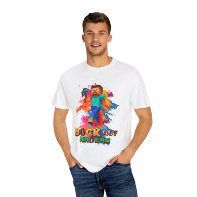 Colorful Gamer T-Shirt - Back auf Anders Minecraft Design