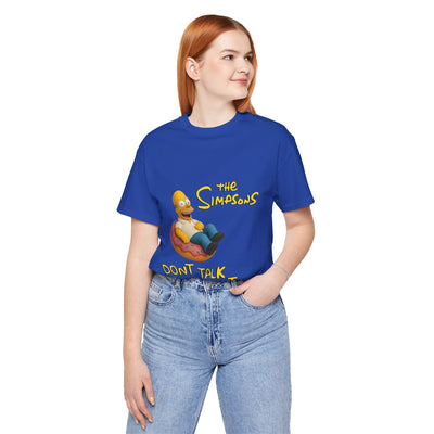 The Simpsons Donut Lover Tee - Funny Graphic T-Shirt -unisex