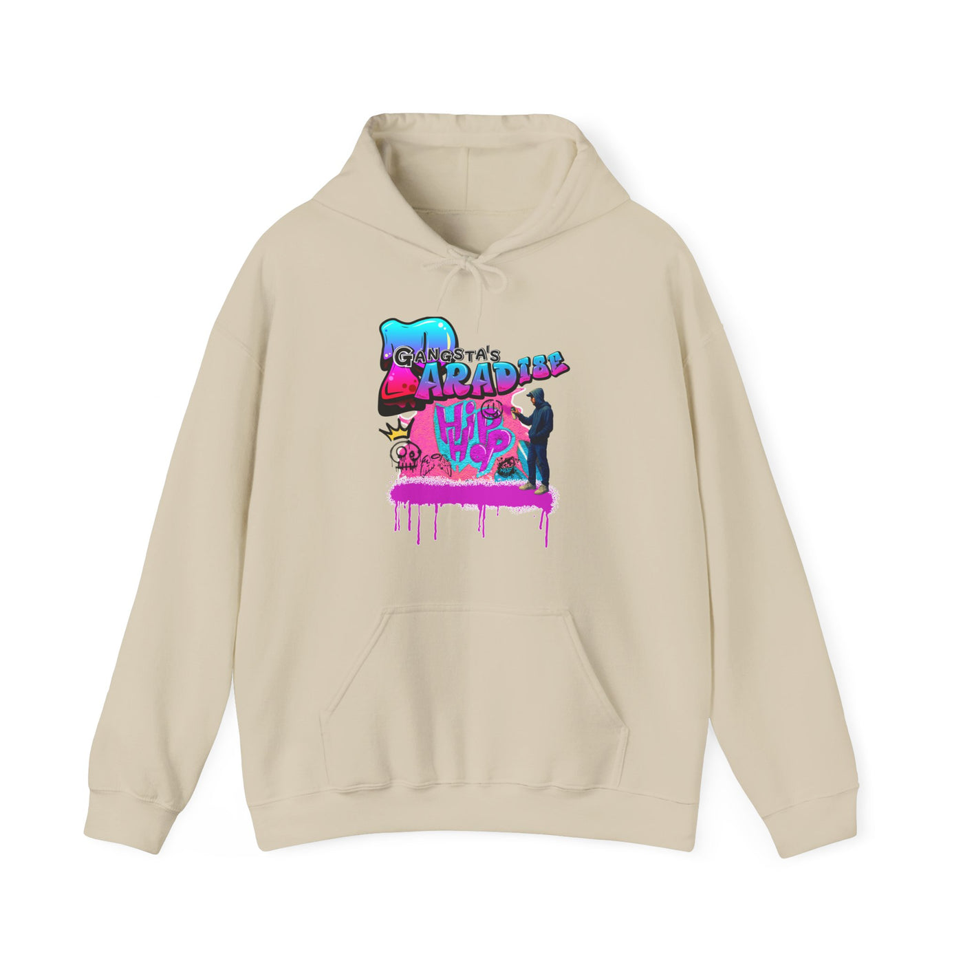 Hoodie Hip Hop Graffiti Design