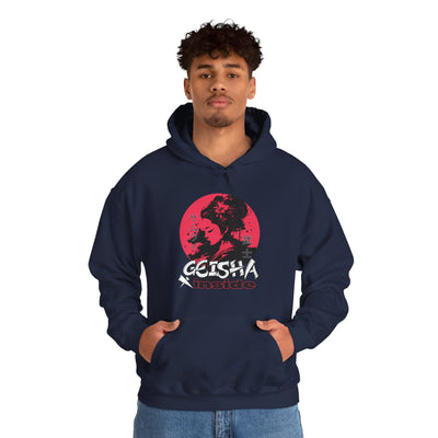 "Geisha Inside"Fleece Hoodie, Cozy