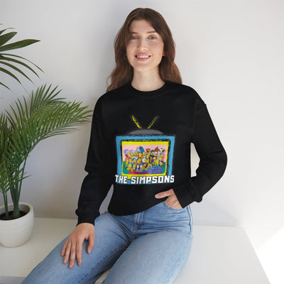 The Simpsons Unisex Heavy Cotton Sweatshirt