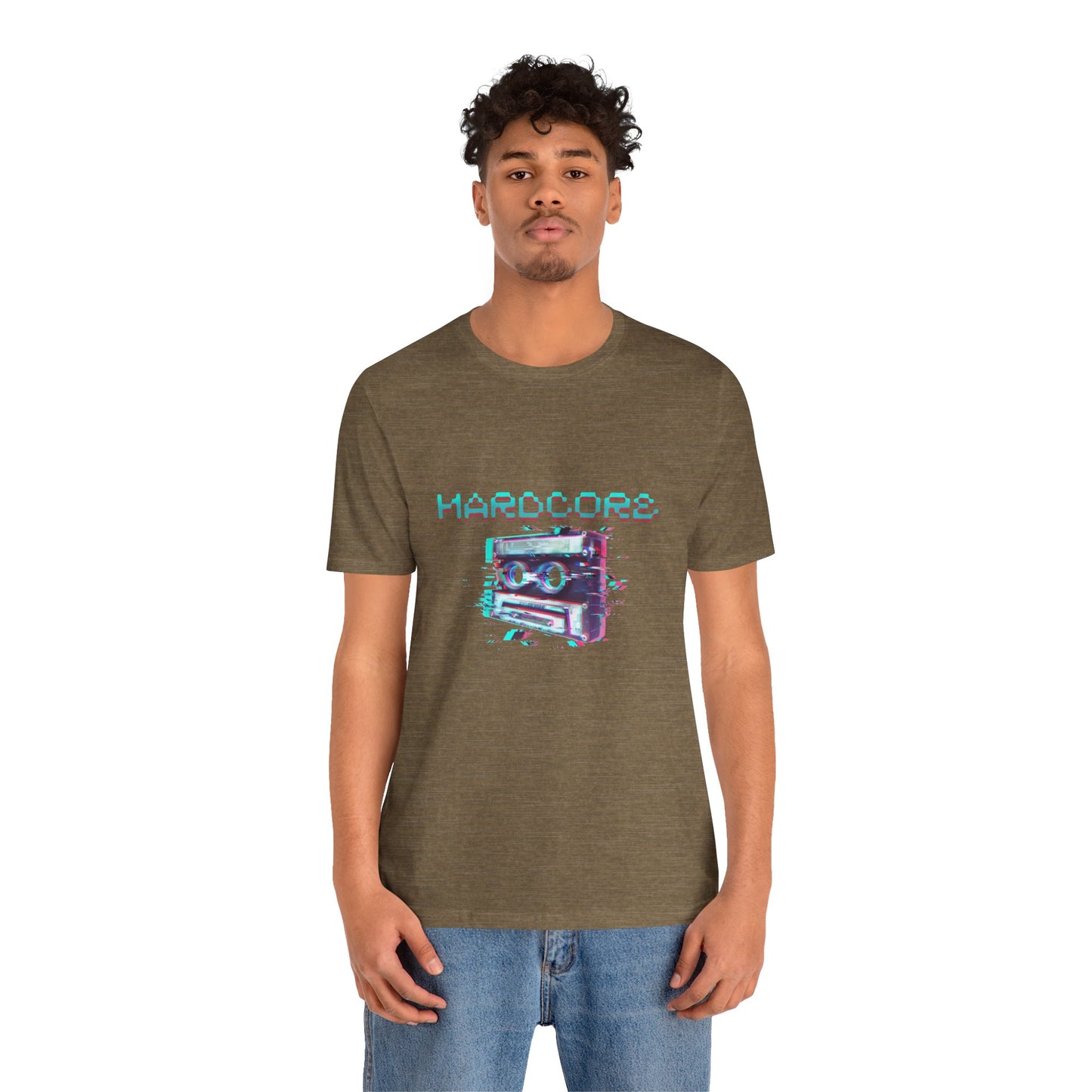 Techno - Hardcore Never Dies - Retro Graphic Tee, 90s Aesthetic Shirt unisex