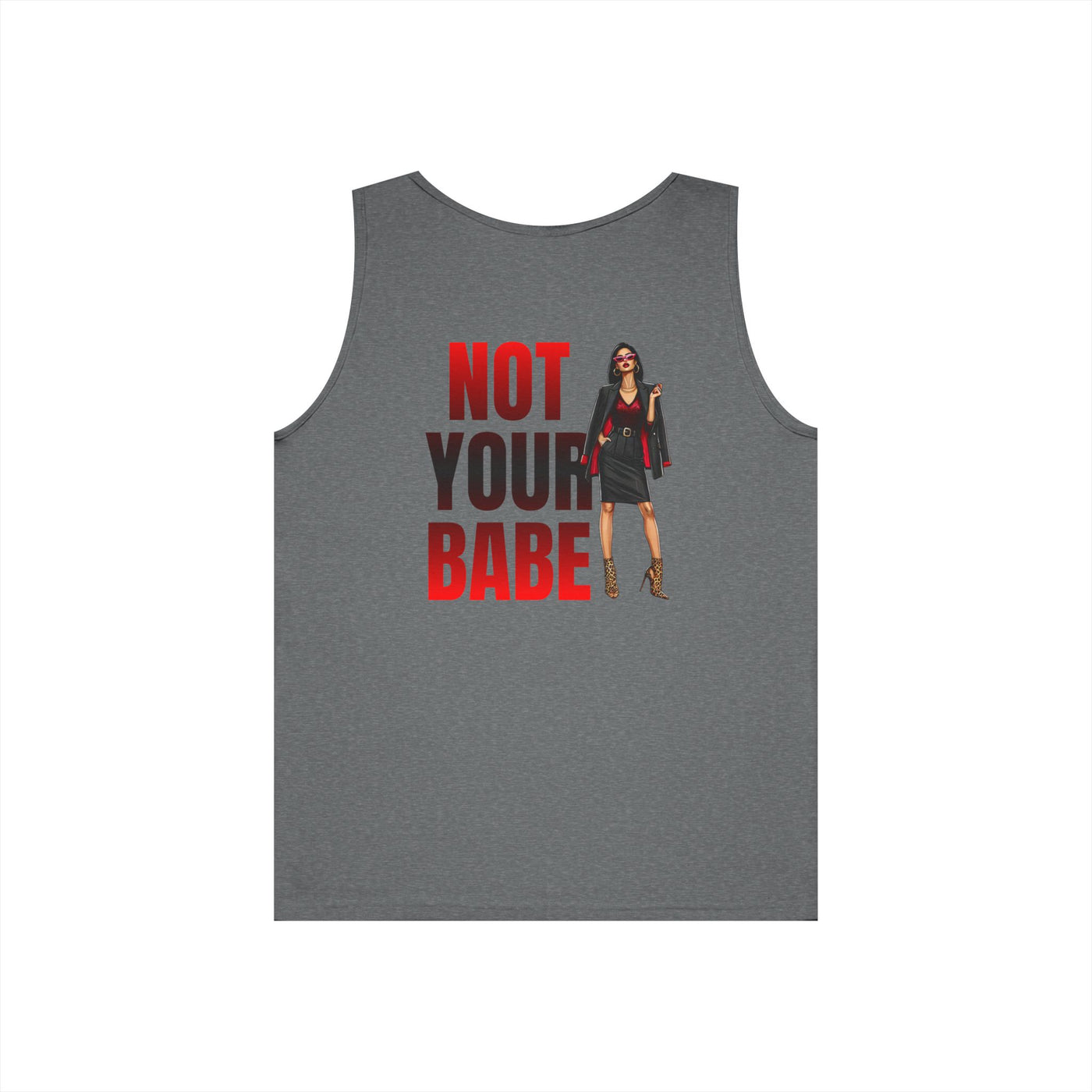 Chic & Not Your Babe Graphic Tank Top