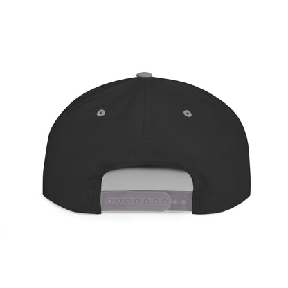 Oldschool Vibes Flat Bill Snapback Cap | Retro Style Hat for Casual Wear