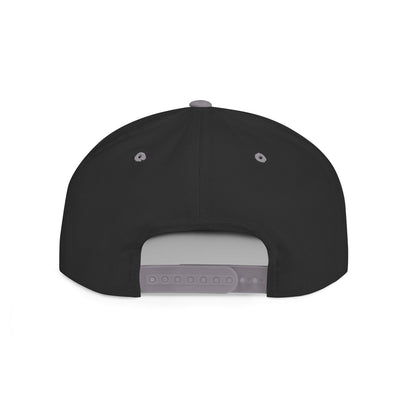 Oldschool Vibes Flat Bill Snapback Cap | Retro style hat for casual wear