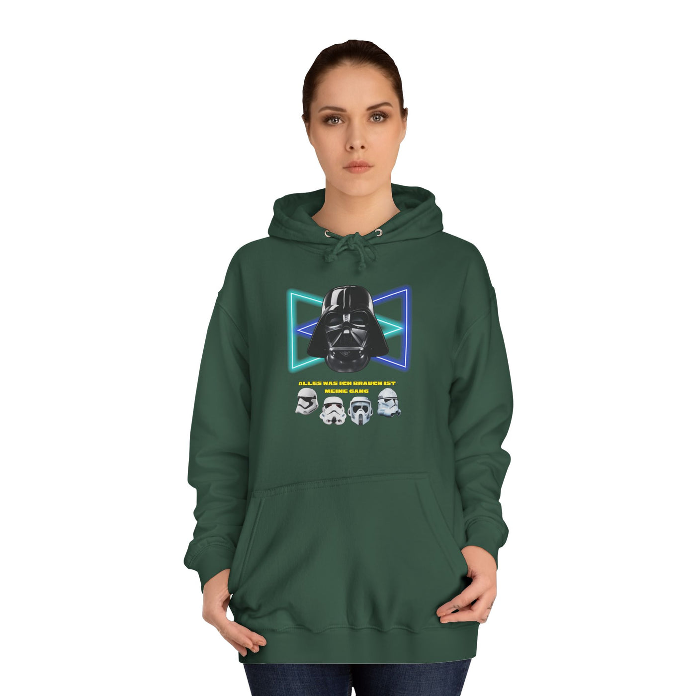 Star Wars unisex Hoodie - Darth Vader   - Alles was ich brauch ist meine Gang - beidseitig bedruckt