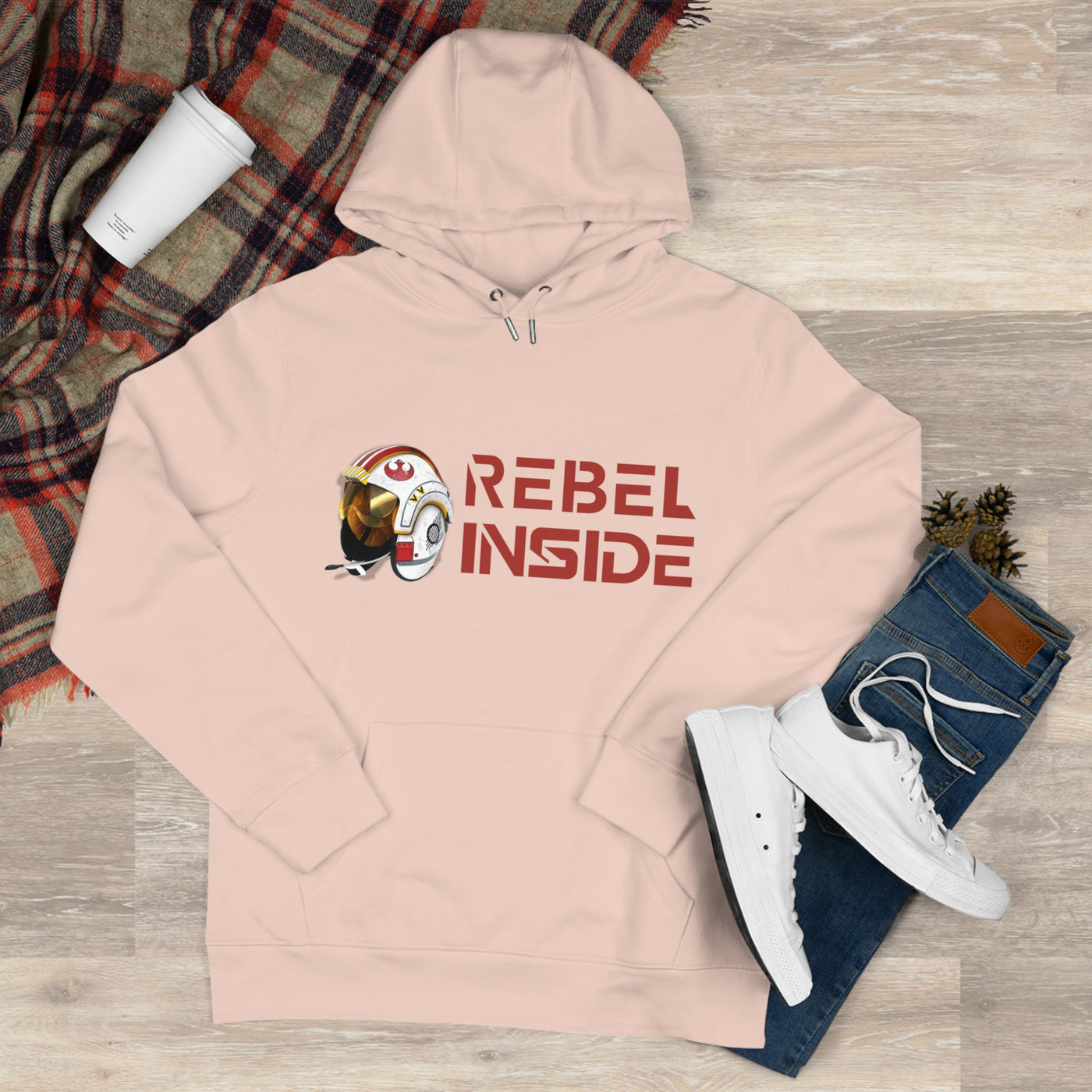 Rebel Inside Hooded Sweatshirt for Star Wars Fans