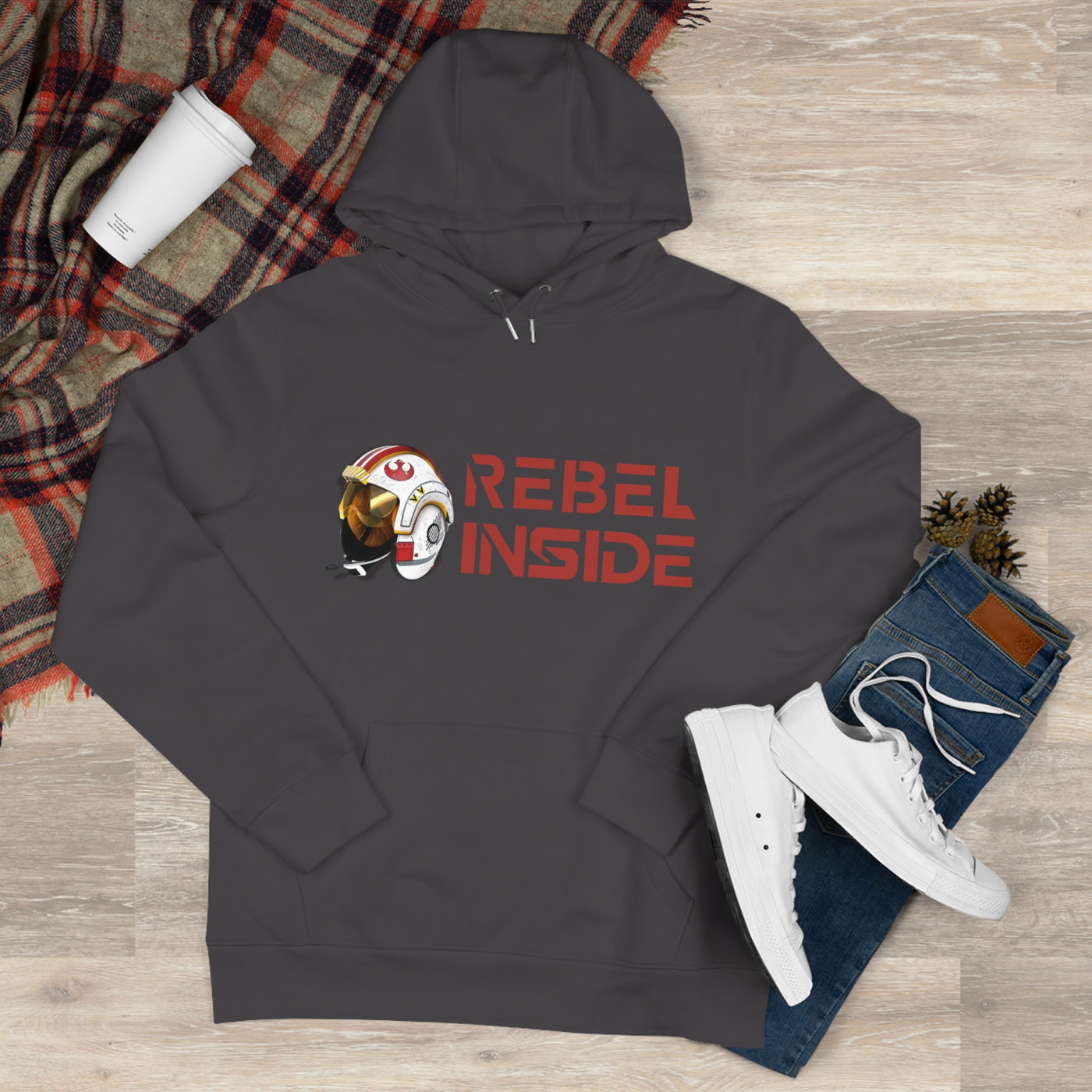 Rebel Inside Hooded Sweatshirt for Star Wars Fans