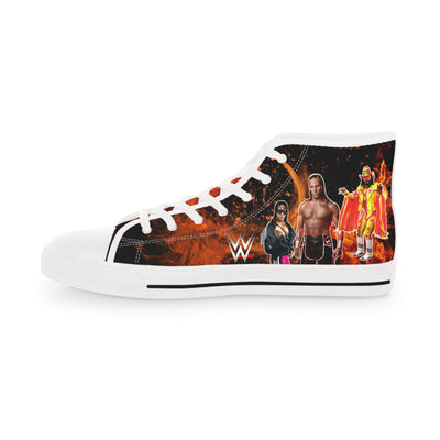WWE, Wrestling Legenden The Rock, Hulk Hogan, Undertaker High Top Sneakers