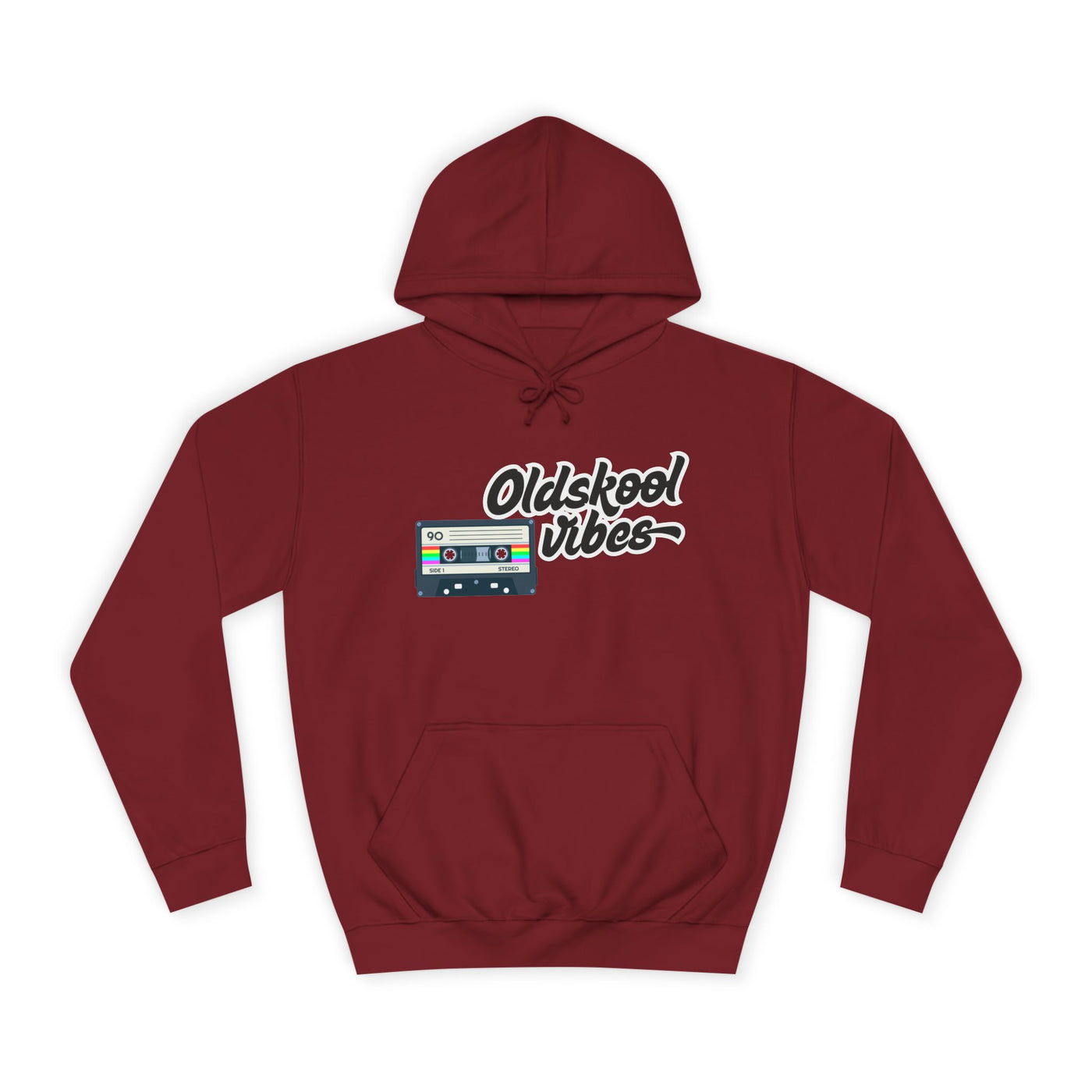 Oldskool Vibes- Hooded Sweatshirt - 'Oldskool' Graphic