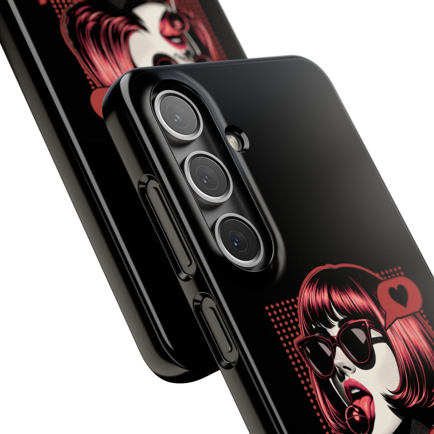 Retro Girl Snap Case Handyhülle