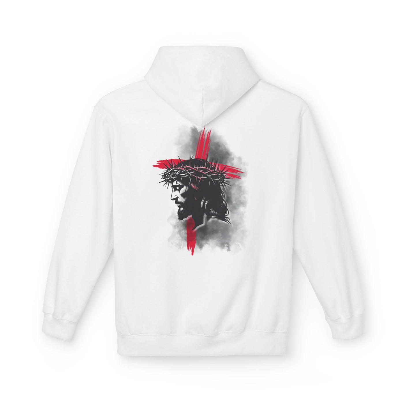 Faith-Inspired Hoodie: Blessed, Saved, Loved - Christian JESUS