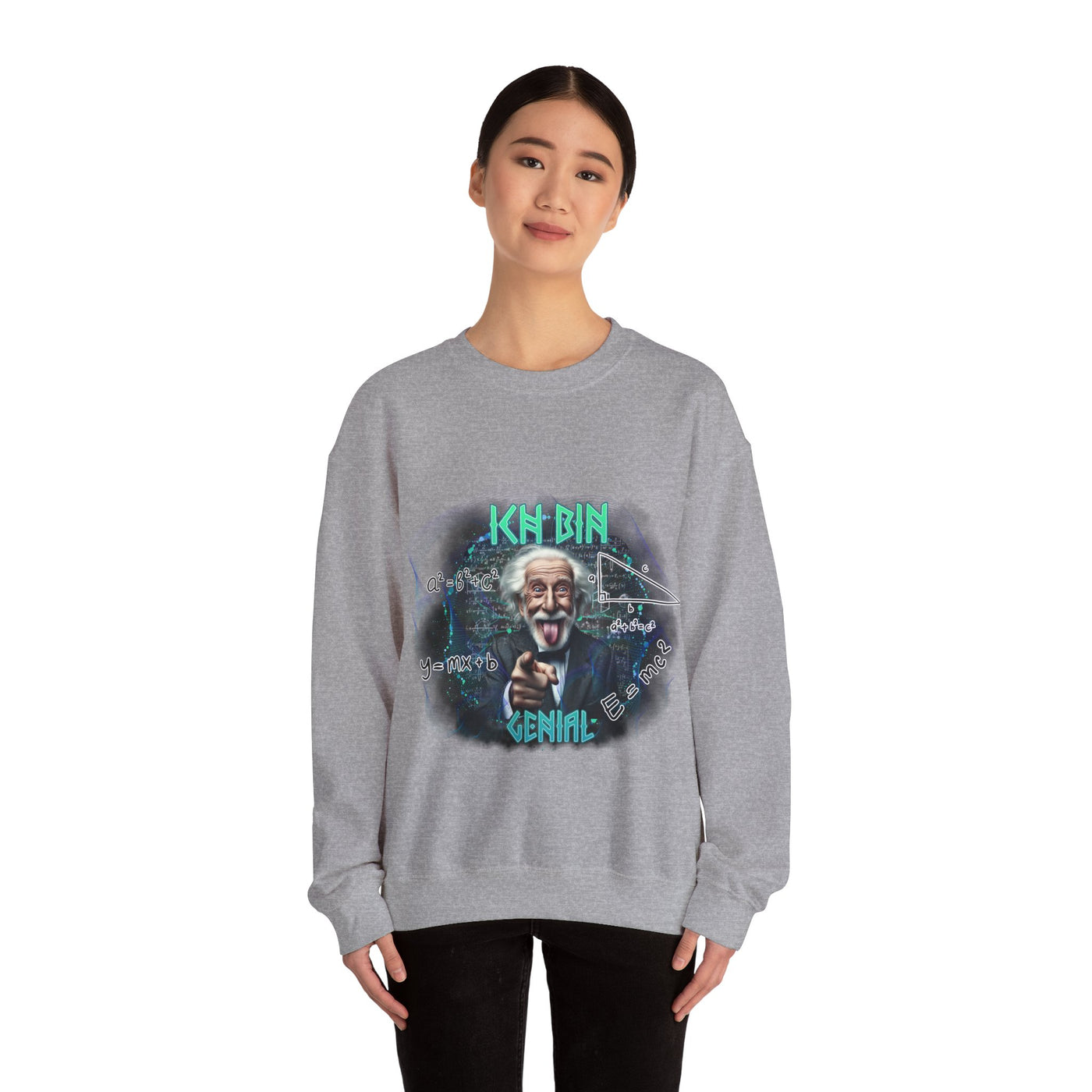 Sweatshirt 'ICH BIN GENIAL' unisex